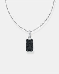 THOMAS SABO - Necklace with black goldbear pendant and zirconia