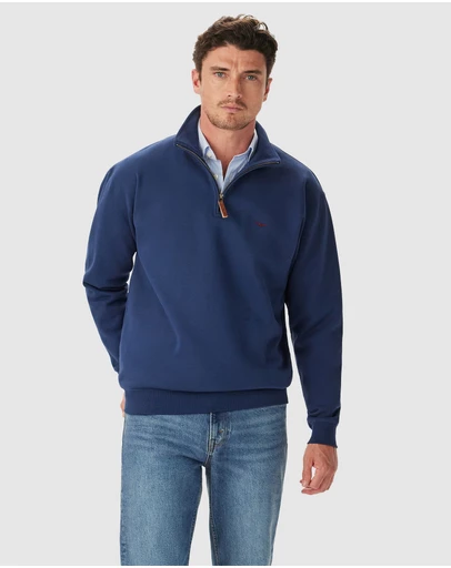 R.M.Williams - Mulyungarie 1/4 Zip Sweatshirt