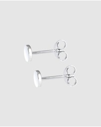 Elli Jewelry - Earrings 925 Sterling Silver Basic Round