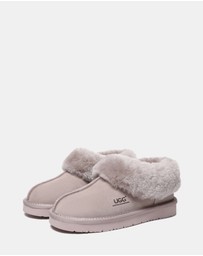 EVERAU - Australian Shepherd Ugg Homey Special Cow Suede Upper House Shoes