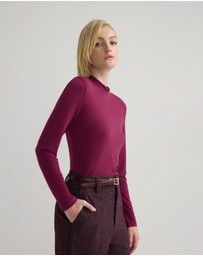 Oxford - Allison Long Sleeve Knit Top