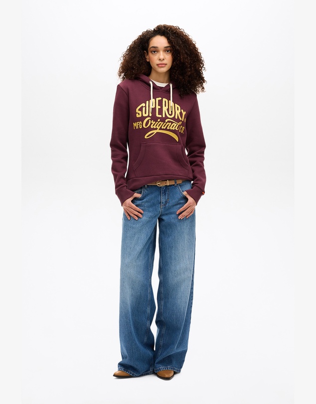 Superdry - Mfg Original Metallic Hoodie