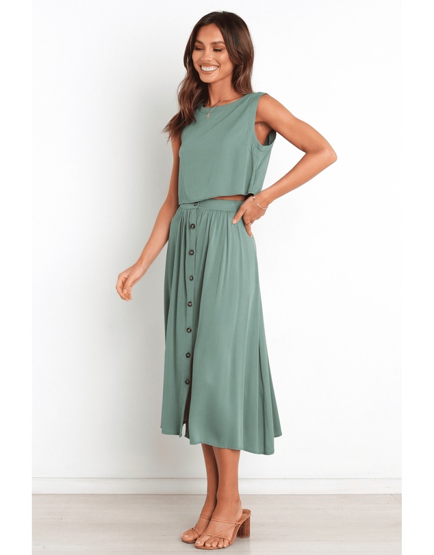 Petal & Pup - Ava Top - Green