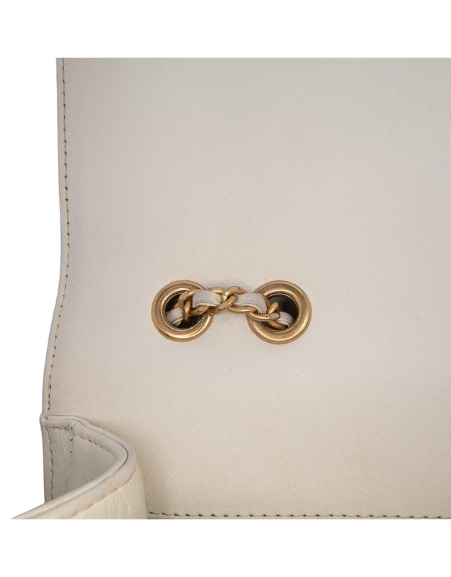 Pre-Loved by Azura Reborn - Pre-Loved Medium Quilted Calfskin Octagon CC Clasp Flap