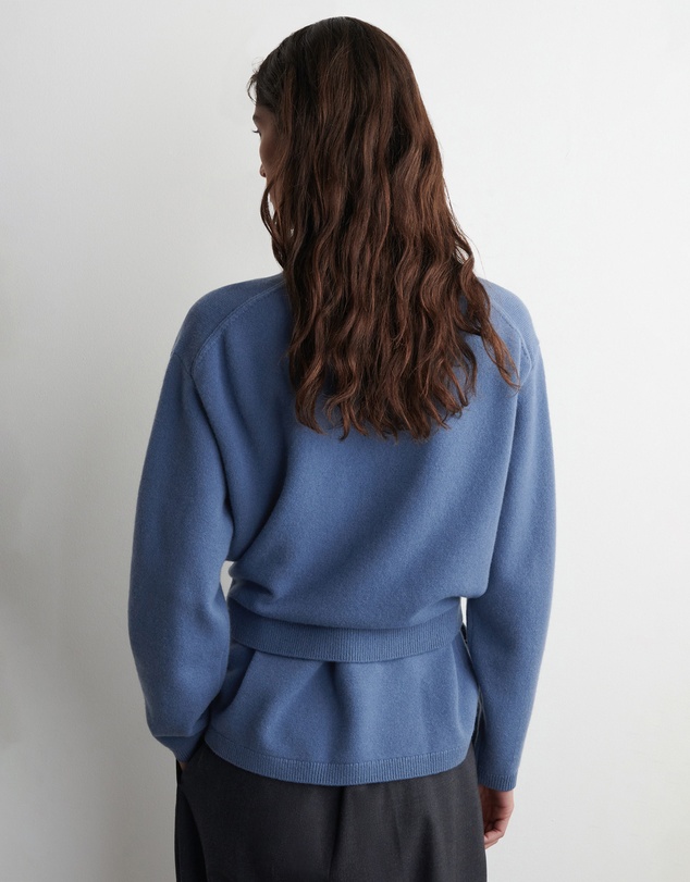COS - Belt-Detail Merino Wool Jumper