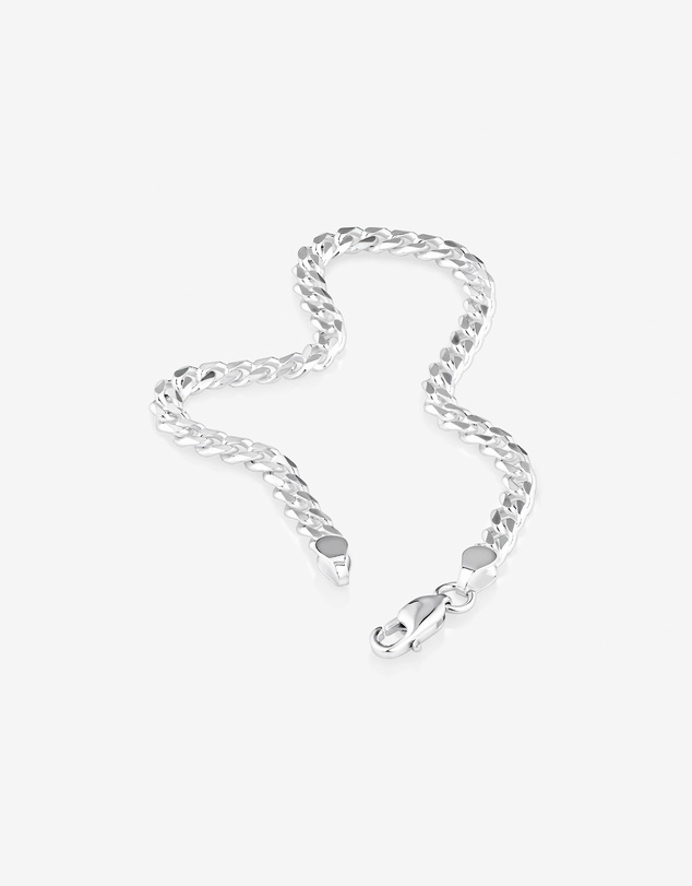 Michael Hill - 19cm (7”) 4mm-4.5mm Width Heavy Curb Bracelet in Sterling Silver