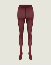 INSTOCK - Black Cherry — 50 Denier Matte Tights