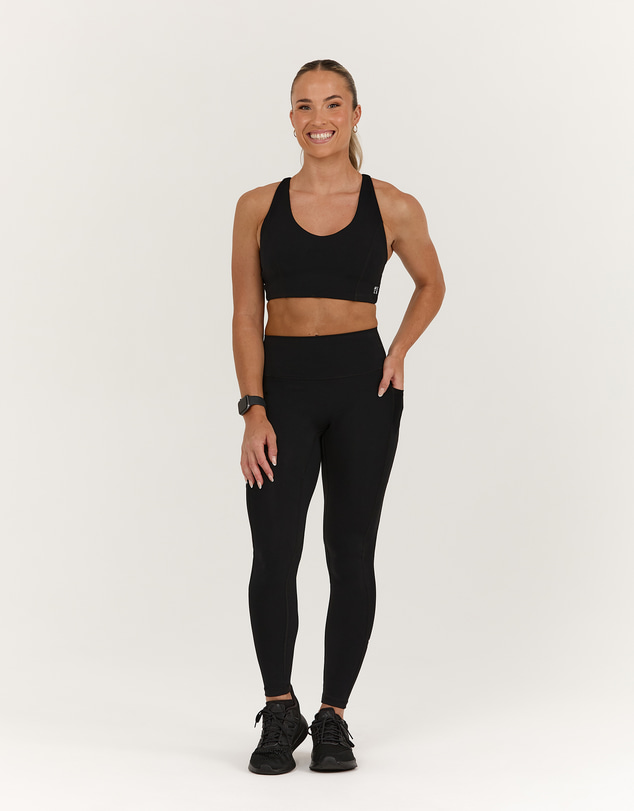 Muscle Republic - Sculpt Bonded Waist Pocket Full Length Leggings