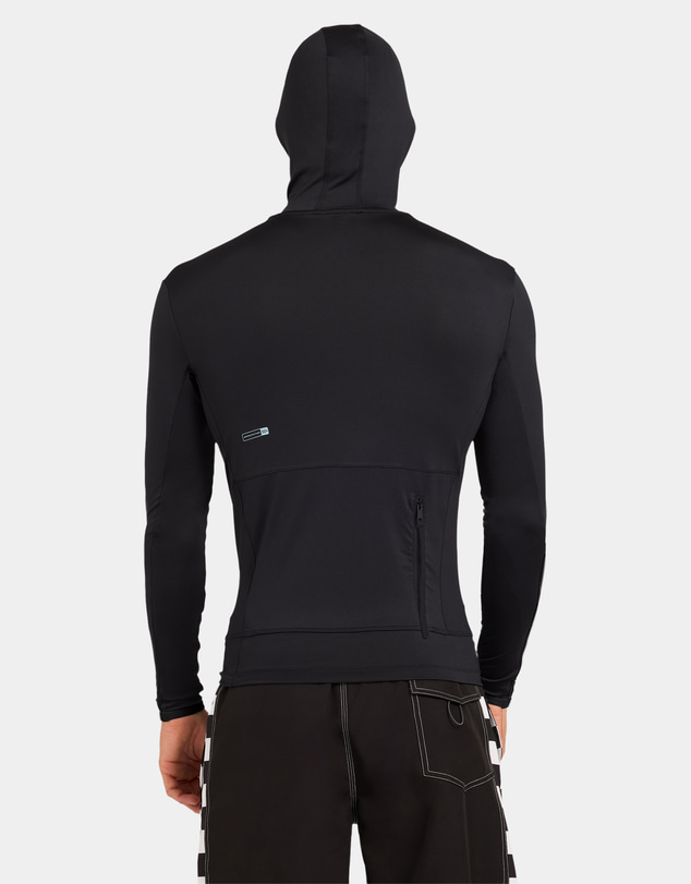 Quiksilver - Mens Highline Hooded Long Sleeve Rashguard