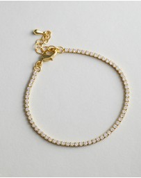 Zahar - Liliana Tennis Bracelet Gold