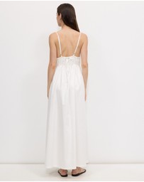 Calli - Alecia Plunge Maxi Dress