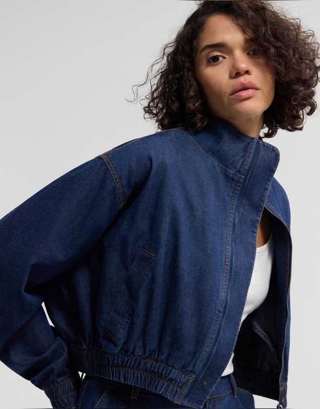 Oxford - Nikita Denim Bomber Jacket