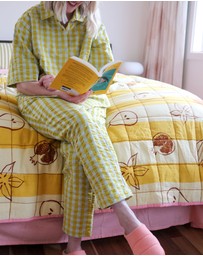 Mosey Me - Citrus Seersucker Pyjama Set
