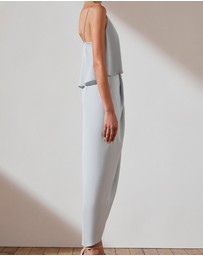 Shona Joy - Luxe Draped Cocktail Frill Dress