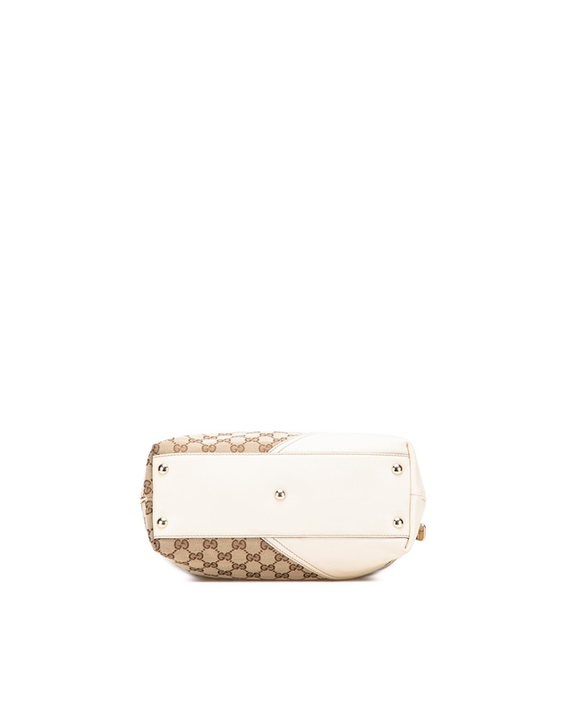 Pre-Loved by Azura Reborn - Pre-Loved gucci Elegant Tote Bag with Top Zip Closure and Logo Accent