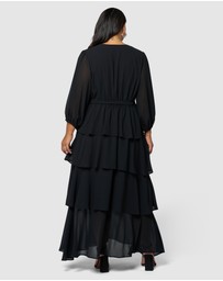 Pink Dusk by Curve Project - Temptress Maxi Dress