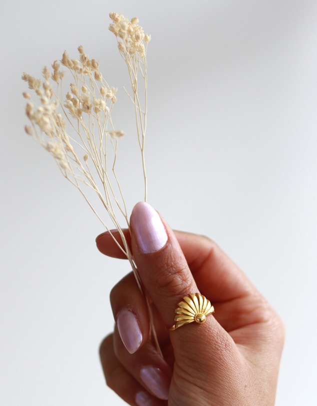 Ottoman Hands - Chantal Gold Stacking Ring