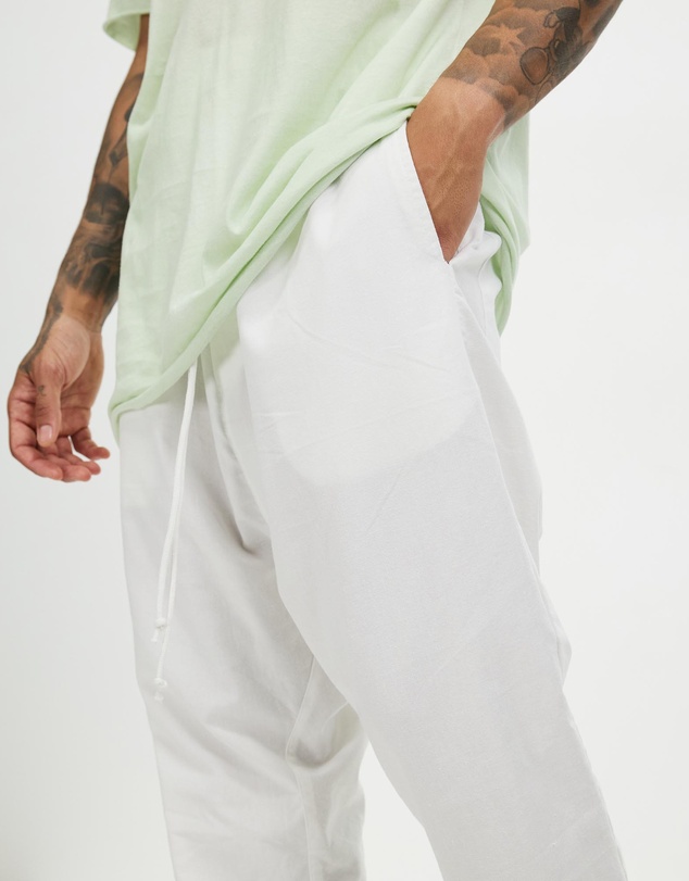 Surrounded By Ghosts - The Gismondine Linen Drawstring Pants