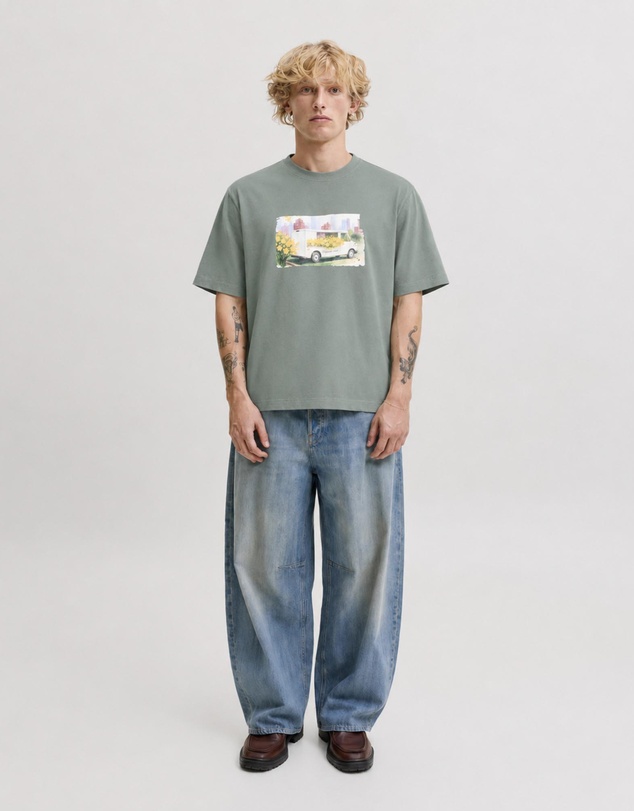 Jack & Jones - JOR Nørrebro SS Crew Neck Watercolour Tee