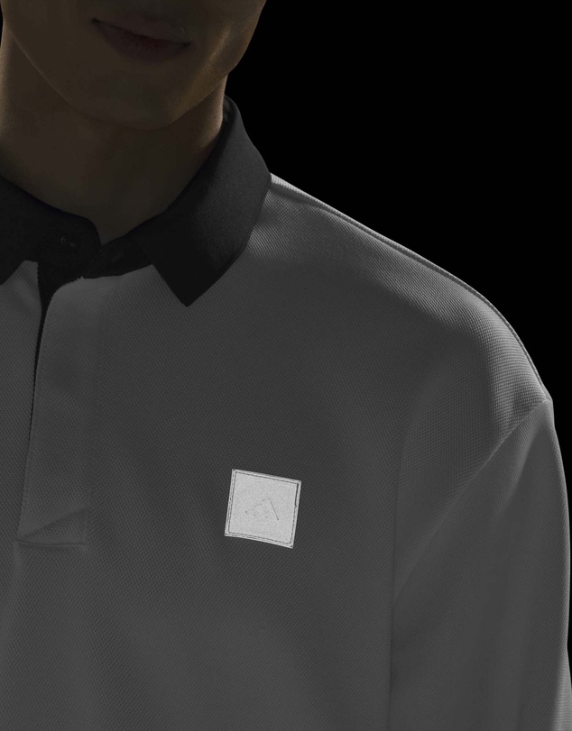 adidas Performance - LONG SLEEVE KNIT SWEAT POLO SHIRTS Mens
