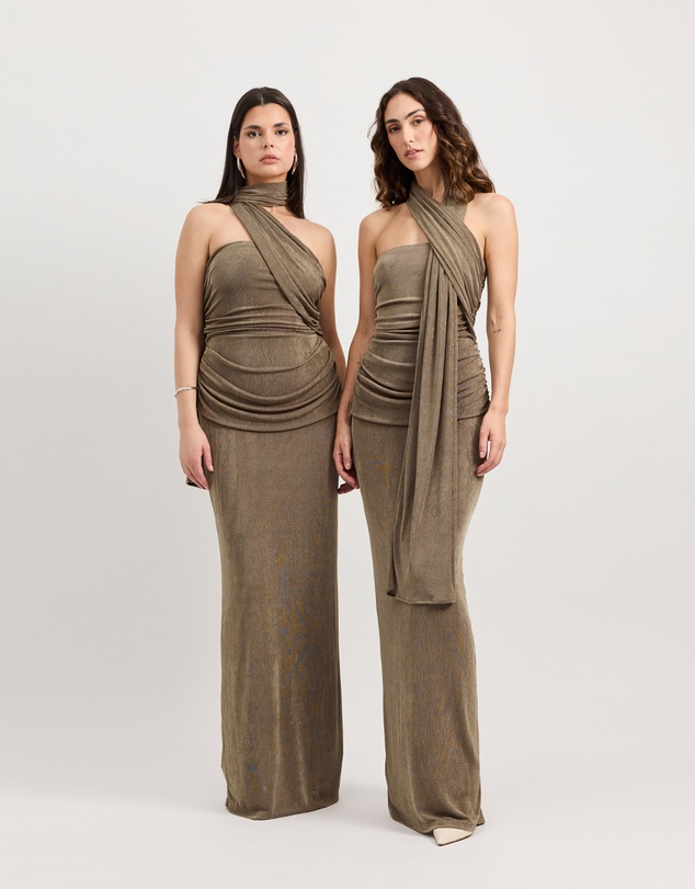 TOJHA - IESHA DRESS - MOSS
