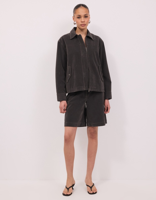 Calli - Arlo Faux Suede Shorts