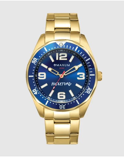 Maxum - Unhinged – Hockey Dad Limited Edition Gold Watch