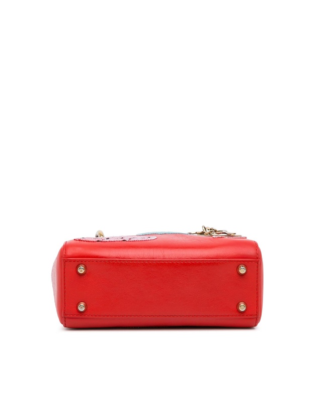 Pre-Loved by Azura Reborn - Pre-Loved dior Lady Dior Mini Bag Embroide