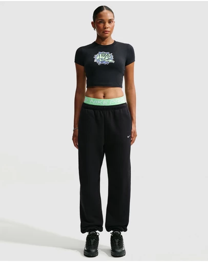 Nike - Nike Studio Fleece Medium Weight High-Rise Oversized Cuffed Pants