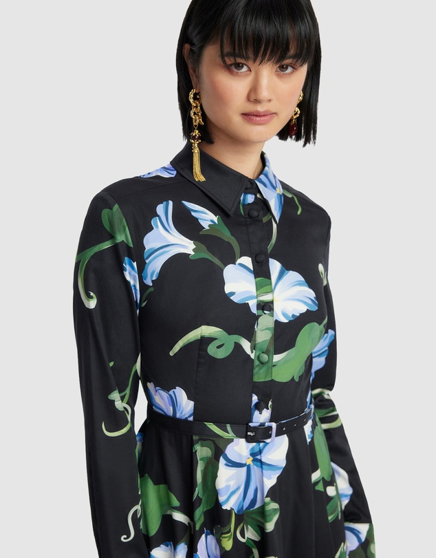 LEO LIN - Zara Shirt Midi Dress