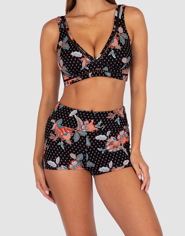 Baku Swimwear - Spice Temple Extra Firm Beach Short Bikini Bottom