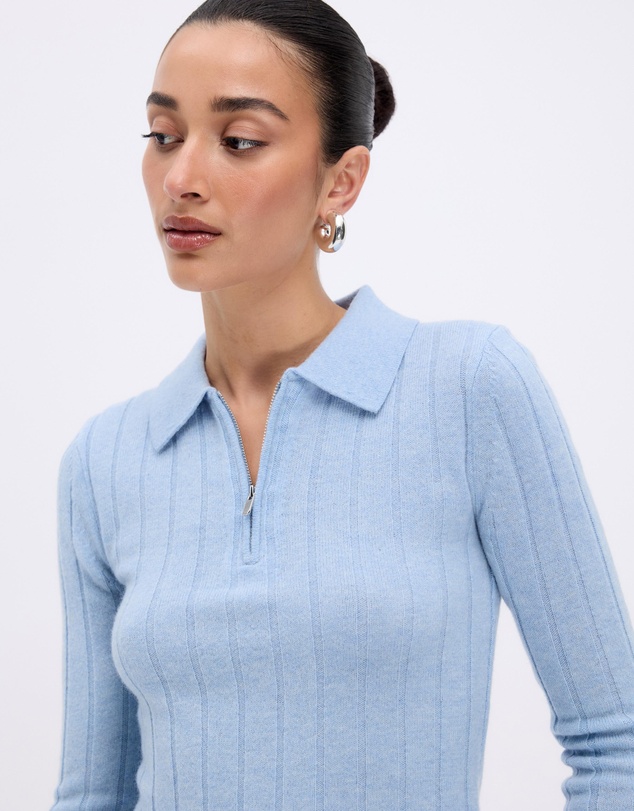 Minima Esenciales - Vali Merino Wool Knit Polo