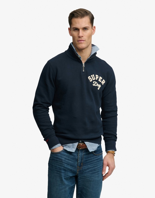 Superdry - Vintage Athletic Half Zip