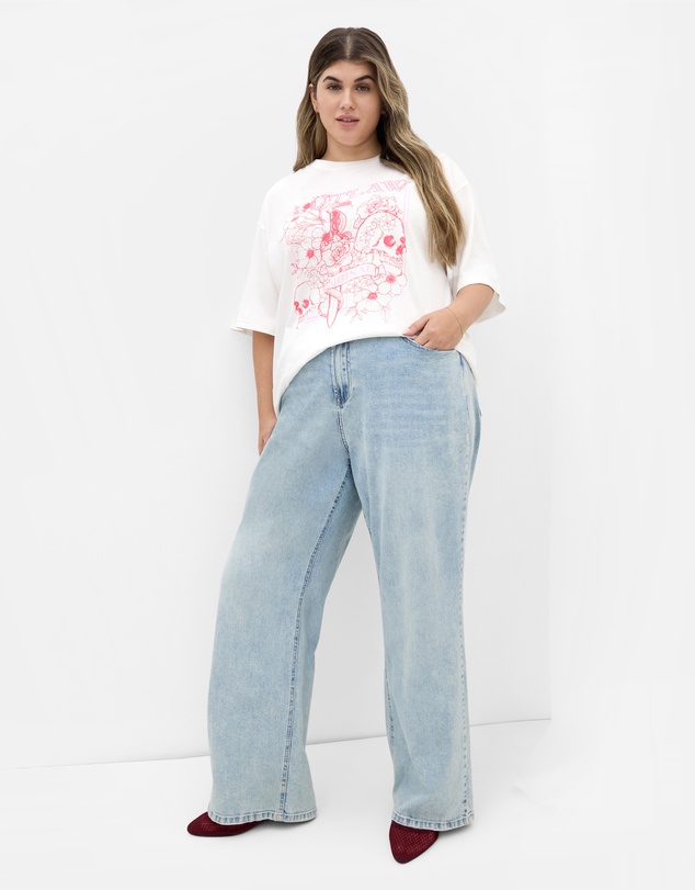 City Chic - Oversized Outlaw Tee