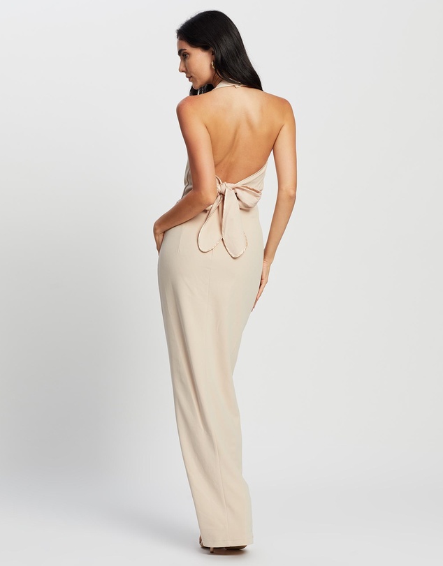 Romance by Honey and Beau - Isadora Halter Maxi Dress