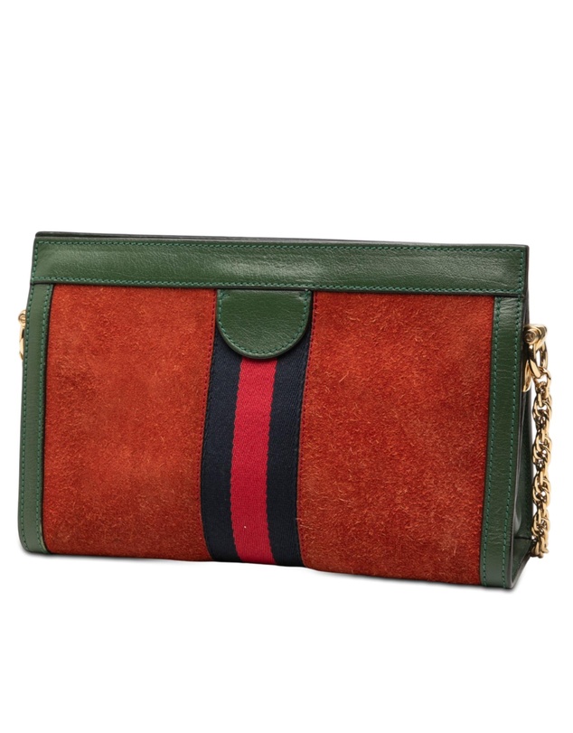 Pre-Loved by Azura Reborn - Pre-Loved Small Suede Ophidia Chain Crossbody
