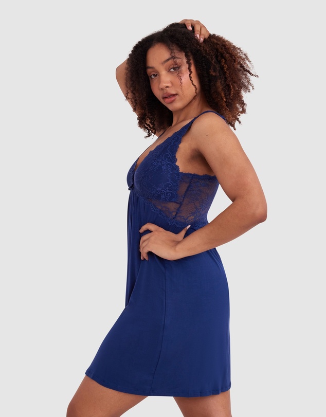 Bras N Things - Kaede Slip - Navy