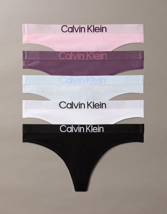 Calvin Klein - 5-Pack Cotton Stretch Thong