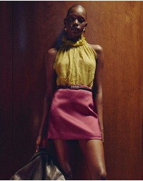 M.N.G - Satin Short Skirt