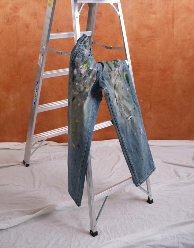 Found - Multi Color Painter Jeans