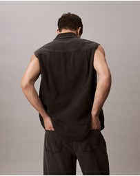 Calvin Klein Jeans - Sleeveless Denim Shirt