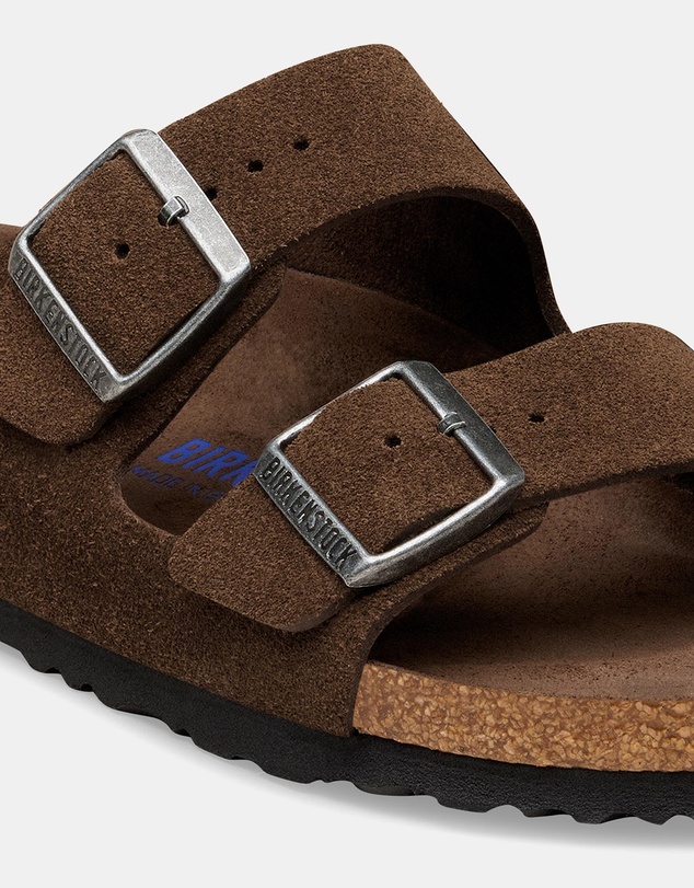 Birkenstock - Arizona SFB Tonal Footbed Suede Leather Regular - Unisex