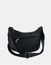 Pierre Cardin - Pierre Cardin Nylon Anti-Theft Crossbody Bag