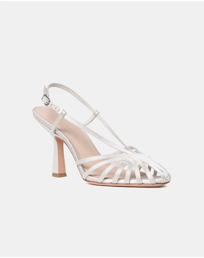 Loeffler Randall - Alexandra Lattice Slingback Sandals