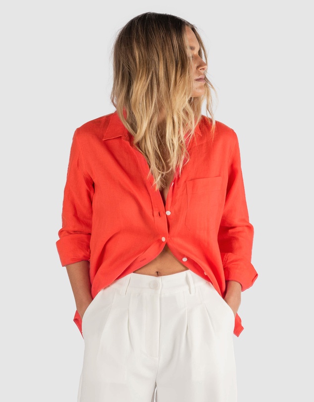 CAMIXA - IRIS Linen Shirt
