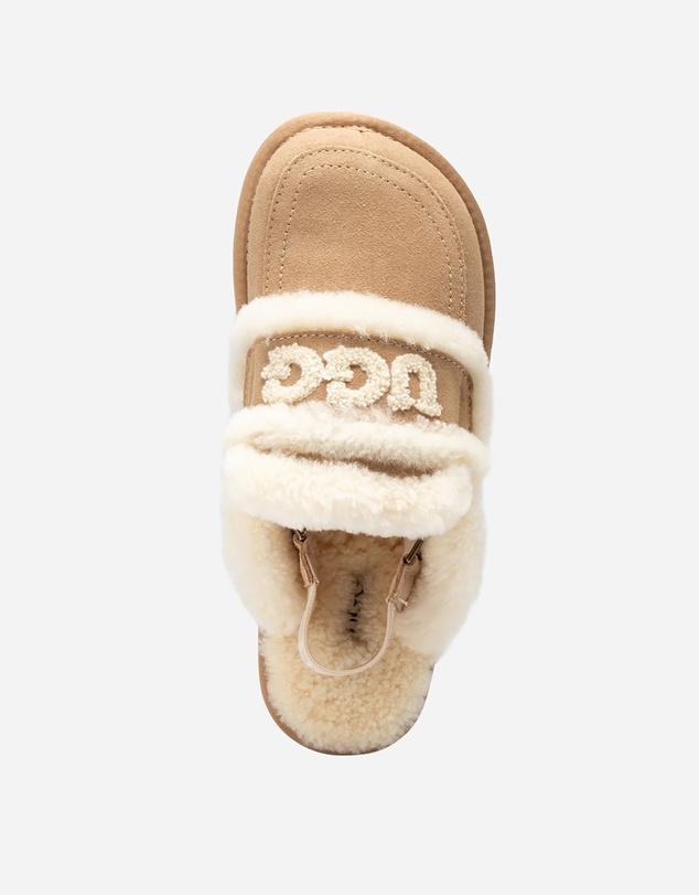 Ozwear Connection Uggs - Ugg Violet Shearling Slipper (Elastic Logo) (Detachable Feature)