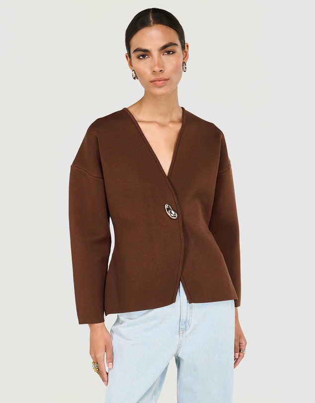 Staple the Label - Delphine Sculpted Cardigan