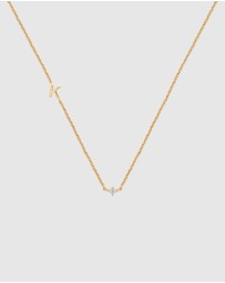 YCL  - Petite Initial Necklace K