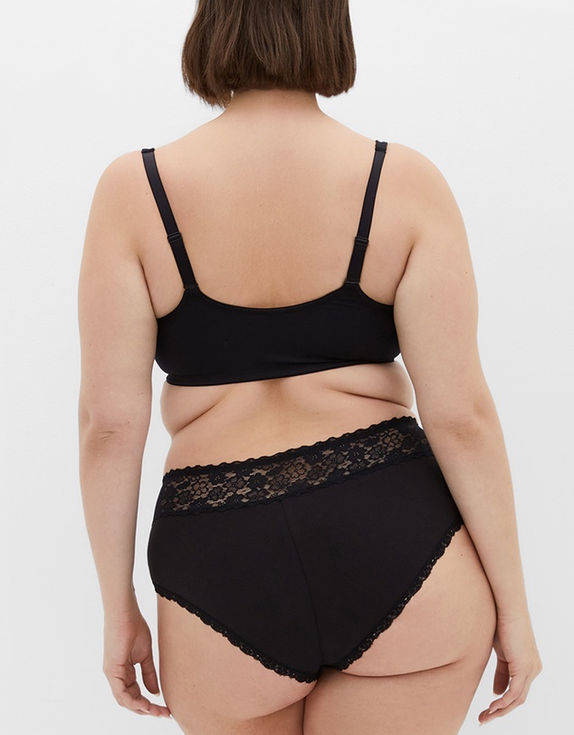 City Chic - Smooth & Chic Front Close Cotton Push Up Bra