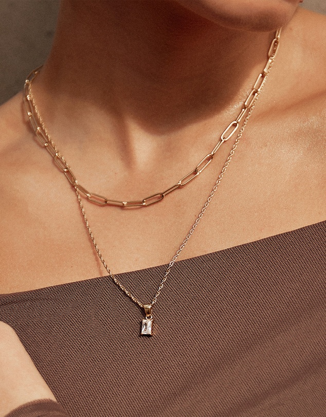 Arms Of Eve - Valencia Gold Stacking Chain - Short